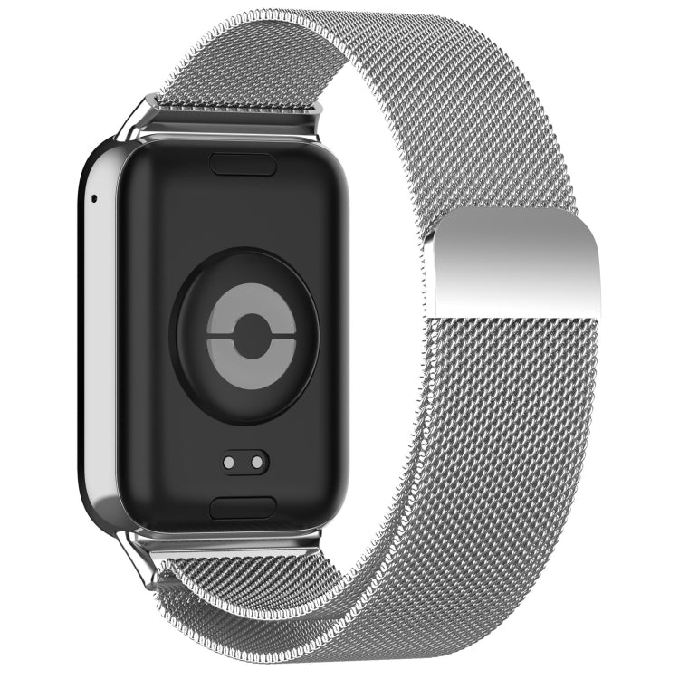 For Xiaomi Mi Band 8 Pro Milan Magnetic Steel Mesh Watch Band(Silver) - Watch Bands by PMC TechLife | Online Shopping South Africa | PMC TechLife