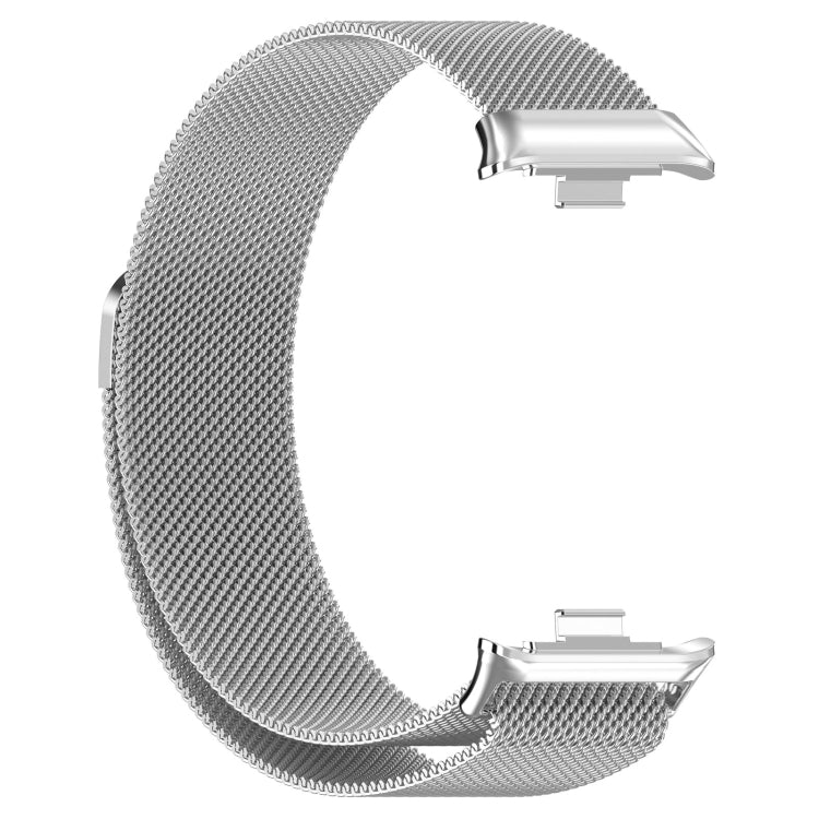 For Xiaomi Mi Band 8 Pro Milan Magnetic Steel Mesh Watch Band(Silver) - Watch Bands by PMC TechLife | Online Shopping South Africa | PMC TechLife