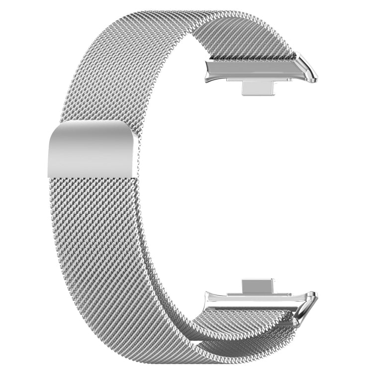 For Xiaomi Mi Band 8 Pro Milan Magnetic Steel Mesh Watch Band(Silver) - Watch Bands by PMC TechLife | Online Shopping South Africa | PMC TechLife