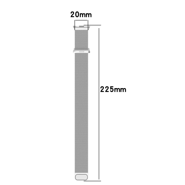 For Xiaomi Mi Band 8 Pro Milan Magnetic Steel Mesh Watch Band(Rose Gold) - Watch Bands by PMC TechLife | Online Shopping South Africa | PMC TechLife