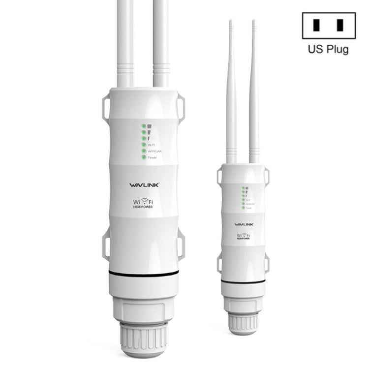 WAVLINK WN570HA1 Weatherproof 2.4+5GHz 600Mbps Outdoor WiFi Range Router Extender, Plug:US Plug - free shipping - PMC Jewellery - Order now!