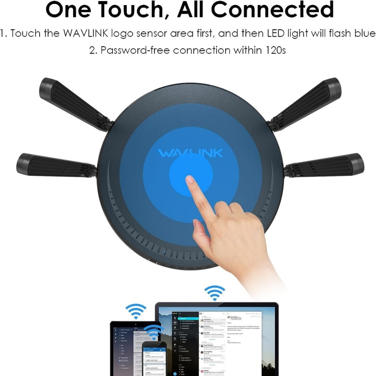 WAVLINK WN531MX3 Wider Coverage AX3000 WiFi 6 Wireless Routers Dual Band Wireless Repeater, Plug:US Plug - Wireless Routers by PMC Jewellery | Online Shopping South Africa | PMC Jewellery | Buy Now Pay Later Mobicred