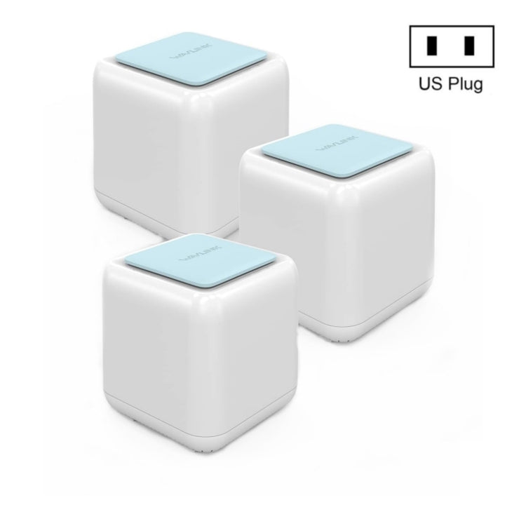 WAVLINK WN535M3 For Home Office 3pcs Mesh Wireless Router AC1200 Dual Band WiFi Signal Booster, Plug:US Plug - free shipping - PMC Jewellery - Order now!