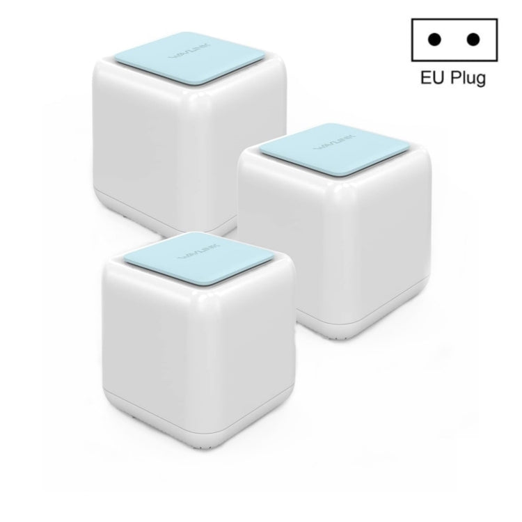 WAVLINK WN535M3 For Home Office 3pcs Mesh Wireless Router AC1200 Dual Band WiFi Signal Booster, Plug:EU Plug - free shipping - PMC Jewellery - Order now!
