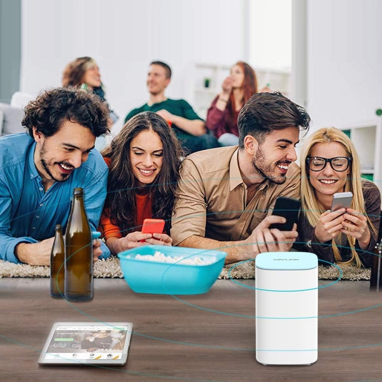 WAVLINK WN551K2 2pcs AC3000 WiFi Wireless Repeater Built-in Antenna Tri-Band Mesh Wireless Router, Plug:US Plug - free shipping - PMC TechLife - Order now!
