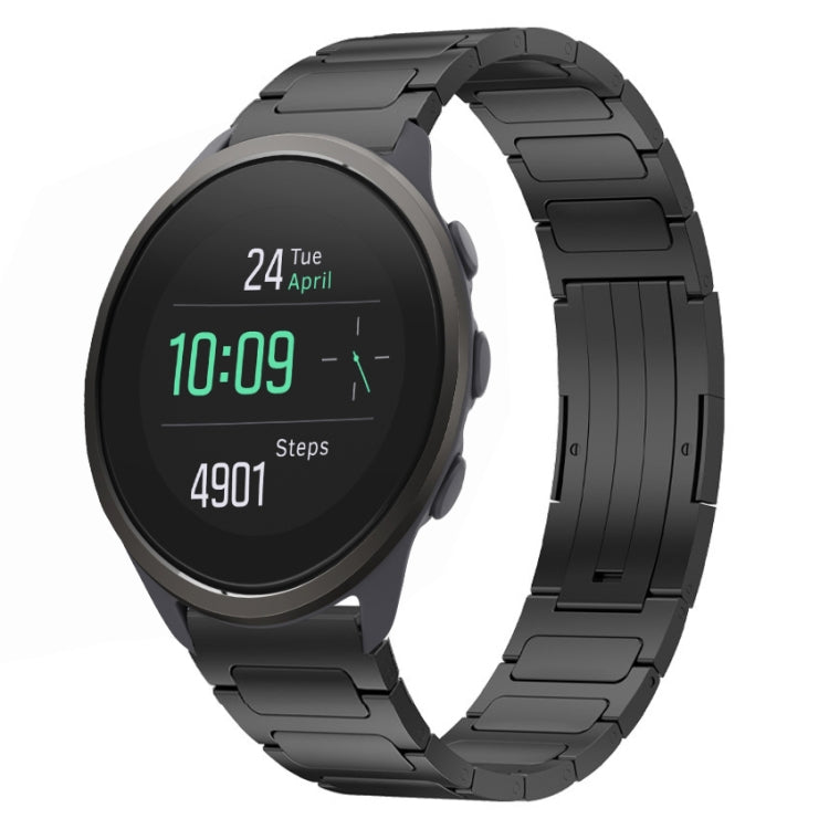 For SUUNTO 5 Peak 22mm I-Shaped Titanium Alloy Watch Band(Black) -  by PMC TechLife | Online Shopping South Africa | PMC TechLife