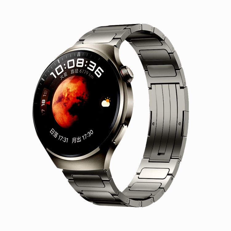 For Xiaomi Watch S1 Active 22mm I-Shaped Titanium Alloy Watch Band(Grey) - Watch Bands by PMC TechLife | Online Shopping South Africa | PMC TechLife | Buy Now Pay Later Mobicred