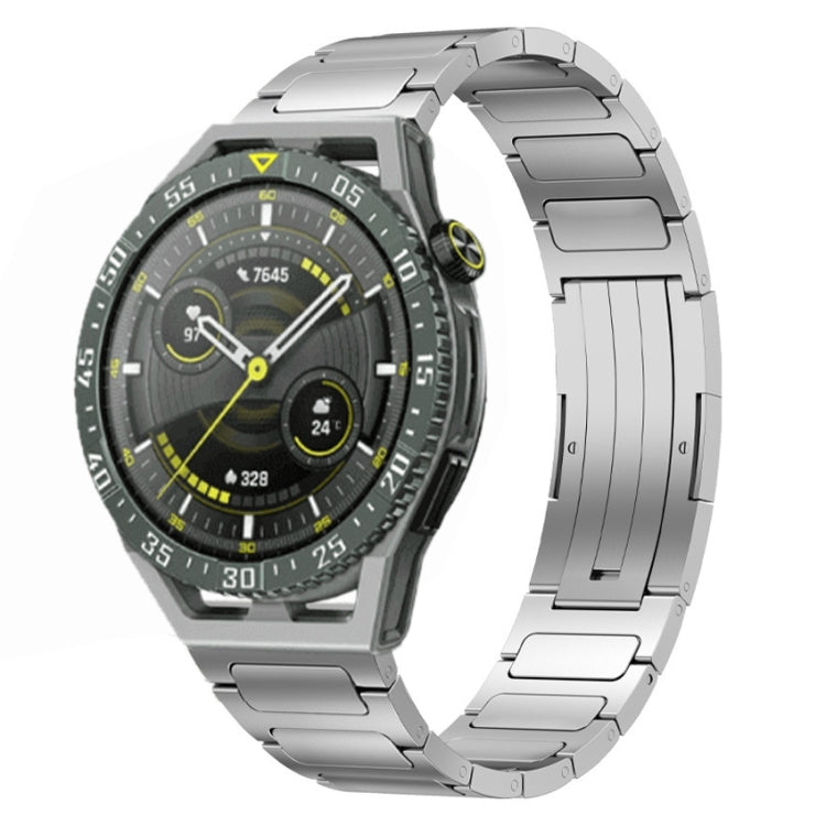 For Huawei Watch GT3 SE 22mm I-Shaped Titanium Alloy Watch Band(Sliver) - Watch Bands by PMC TechLife | Online Shopping South Africa | PMC TechLife