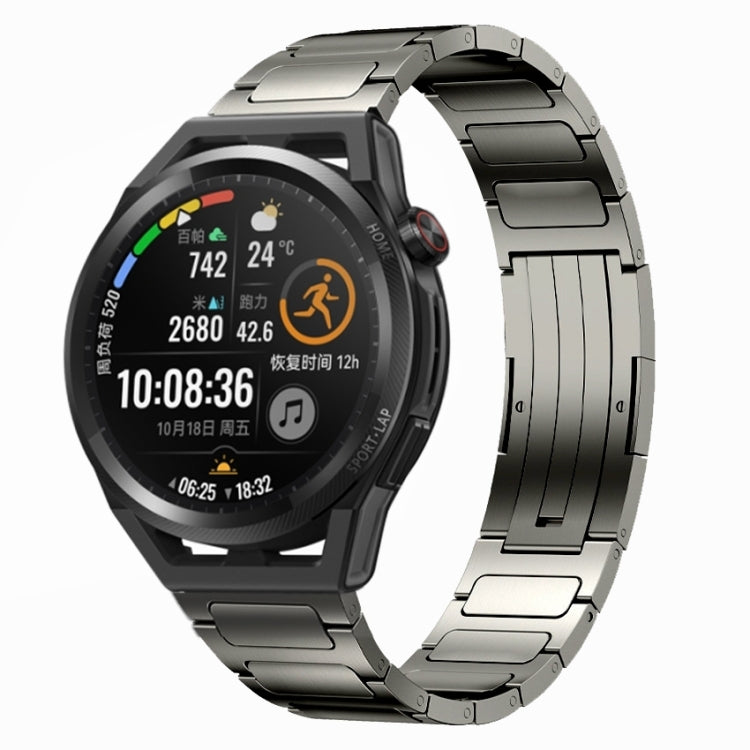 For Huawei Watch GT Runner 22mm I-Shaped Titanium Alloy Watch Band(Grey) - free shipping - PMC TechLife - Order now!