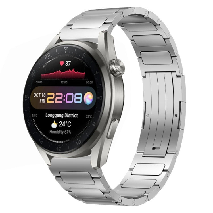 For Huawei Watch 3 Pro New 22mm I-Shaped Titanium Alloy Watch Band(Sliver) - free shipping - PMC TechLife - Order now!