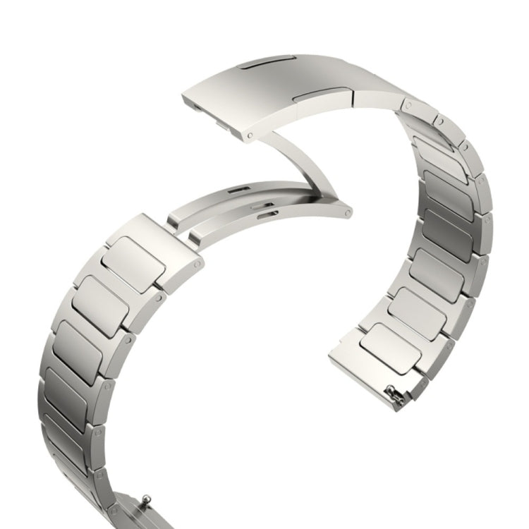 For Huawei Watch GT3 46mm 22mm I-Shaped Titanium Alloy Watch Band(Sliver) - Watch Bands by PMC TechLife | Online Shopping South Africa | PMC TechLife