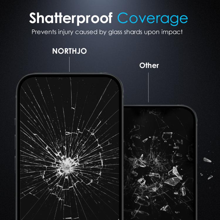 For iPhone 16 Plus NORTHJO A++ 0.3mm 28 Degree Privacy Screen Tempered Glass Film - iPhone 16 Plus Tempered Glass by NORTHJO | Online Shopping South Africa | PMC TechLife | Buy Now Pay Later Mobicred