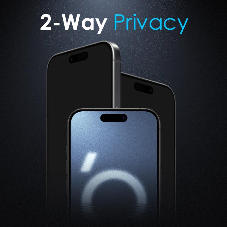 For iPhone 16 Pro NORTHJO A++ 0.3mm 28 Degree Privacy Screen Tempered Glass Film - free shipping - PMC TechLife - Order now!