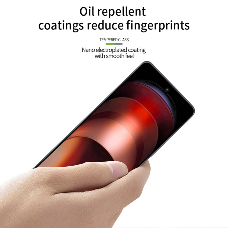 For vivo iQOO Neo9 / Neo9 Pro PINWUYO 9H 2.5D Full Screen Tempered Glass Film(Black) - vivo Tempered Glass by PINWUYO | Online Shopping South Africa | PMC TechLife | Buy Now Pay Later Mobicred