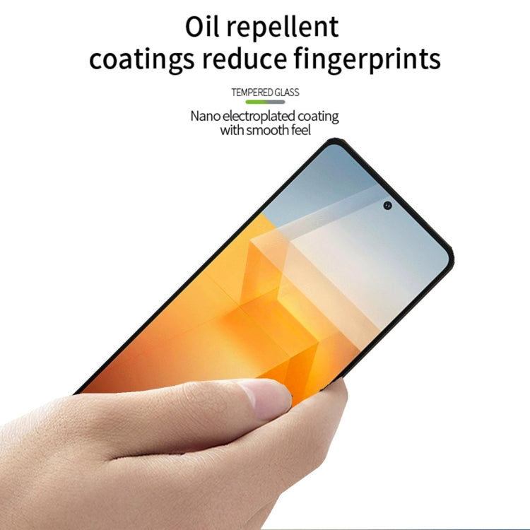 For vivo iQOO Z9 PINWUYO 9H 2.5D Full Screen Tempered Glass Film(Black) - vivo Tempered Glass by PINWUYO | Online Shopping South Africa | PMC TechLife | Buy Now Pay Later Mobicred