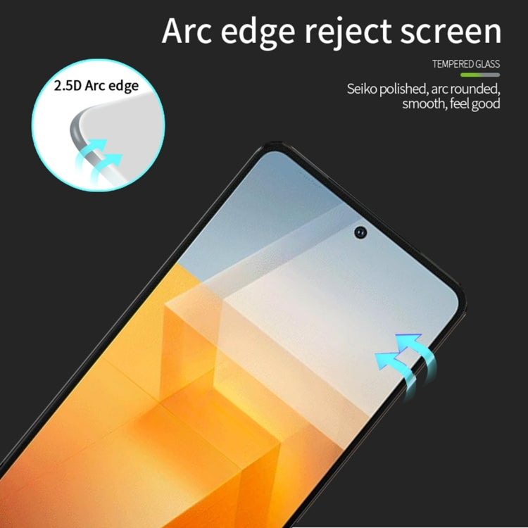 For vivo iQOO Z9 PINWUYO 9H 2.5D Full Screen Tempered Glass Film(Black) - vivo Tempered Glass by PINWUYO | Online Shopping South Africa | PMC TechLife | Buy Now Pay Later Mobicred