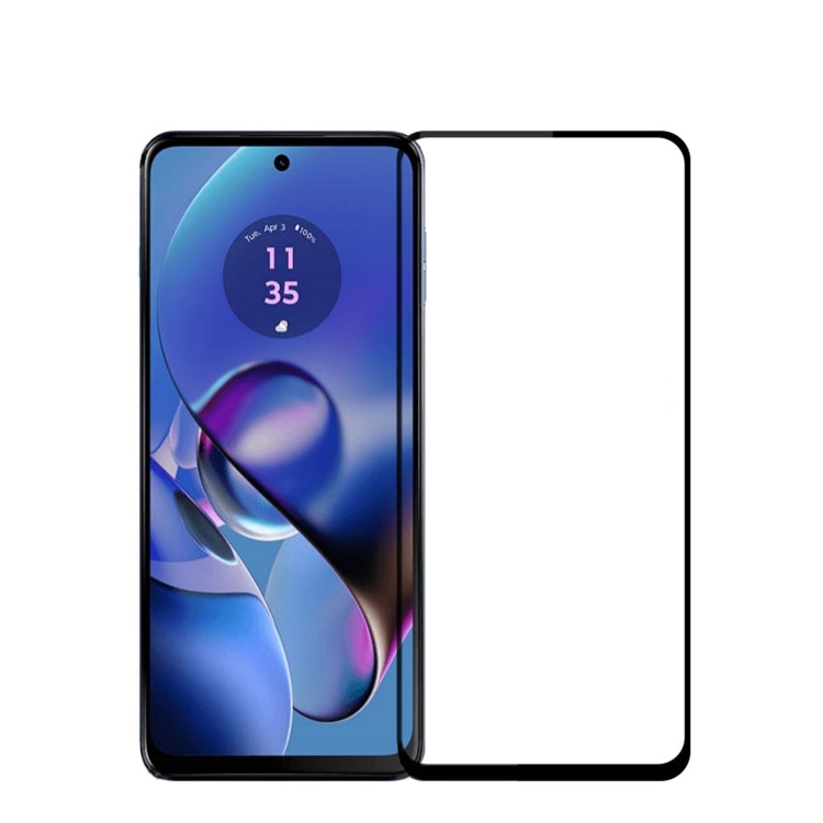 For Motorola Moto G64 PINWUYO 9H 2.5D Full Screen Tempered Glass Film(Black) - Motorola Tempered Glass by PINWUYO | Online Shopping South Africa | PMC TechLife | Buy Now Pay Later Mobicred