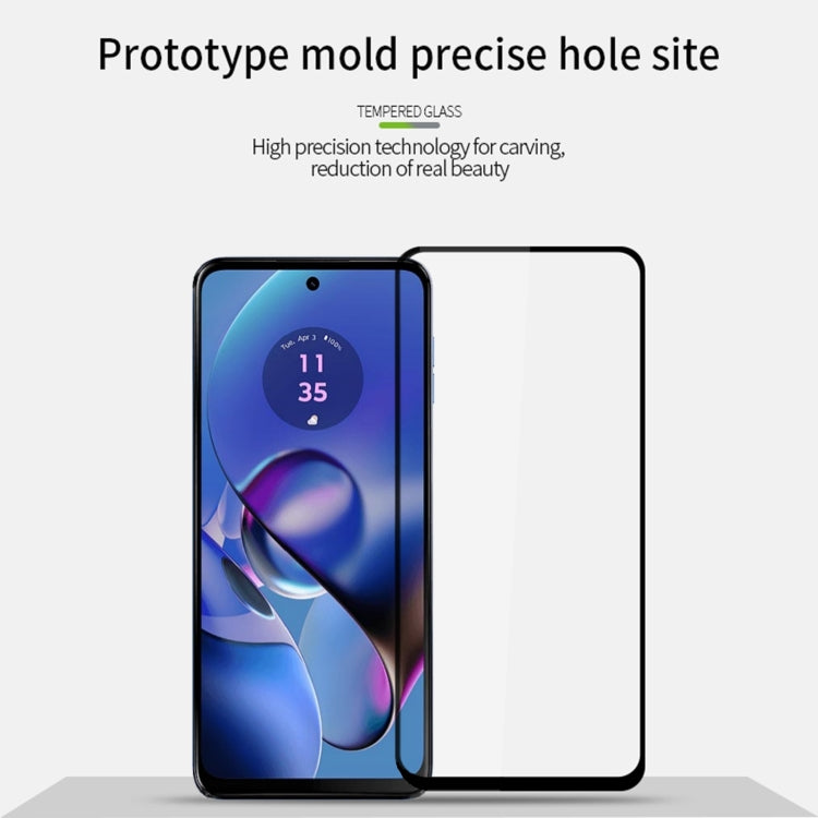 For Motorola Moto G64 PINWUYO 9H 2.5D Full Screen Tempered Glass Film(Black) - Motorola Tempered Glass by PINWUYO | Online Shopping South Africa | PMC TechLife | Buy Now Pay Later Mobicred