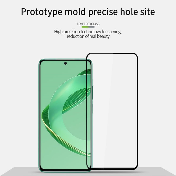 For Huawei nova 12 SE PINWUYO 9H 2.5D Full Screen Tempered Glass Film(Black) - Huawei Tempered Glass by PINWUYO | Online Shopping South Africa | PMC TechLife | Buy Now Pay Later Mobicred