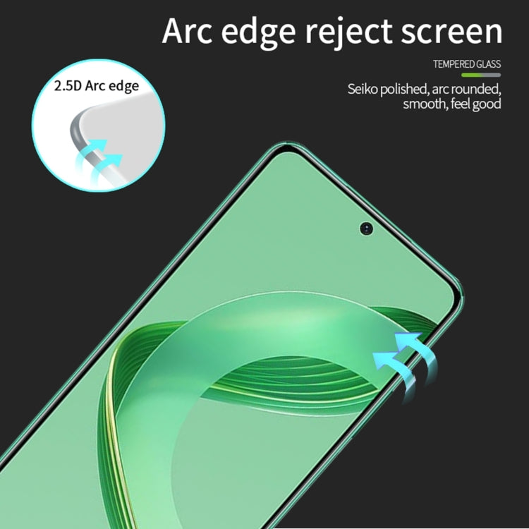 For Huawei nova 12 SE PINWUYO 9H 2.5D Full Screen Tempered Glass Film(Black) - Huawei Tempered Glass by PINWUYO | Online Shopping South Africa | PMC TechLife | Buy Now Pay Later Mobicred