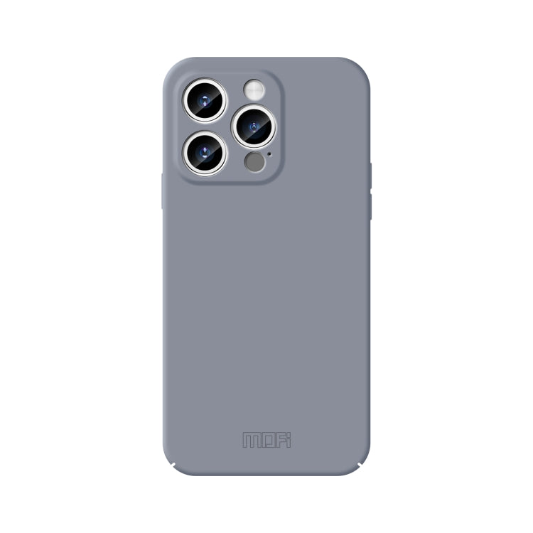 For iPhone 15 Pro Max MOFI Qin Series Skin Feel All-inclusive PC Phone Case(Gray) - iPhone 15 Pro Max Cases by MOFI | Online Shopping South Africa | PMC TechLife | Buy Now Pay Later Mobicred