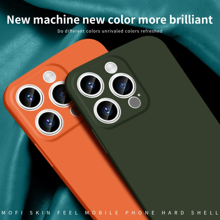 For iPhone 15 Pro Max MOFI Qin Series Skin Feel All-inclusive Silicone Phone Case(Beige) - iPhone 15 Pro Max Cases by MOFI | Online Shopping South Africa | PMC TechLife