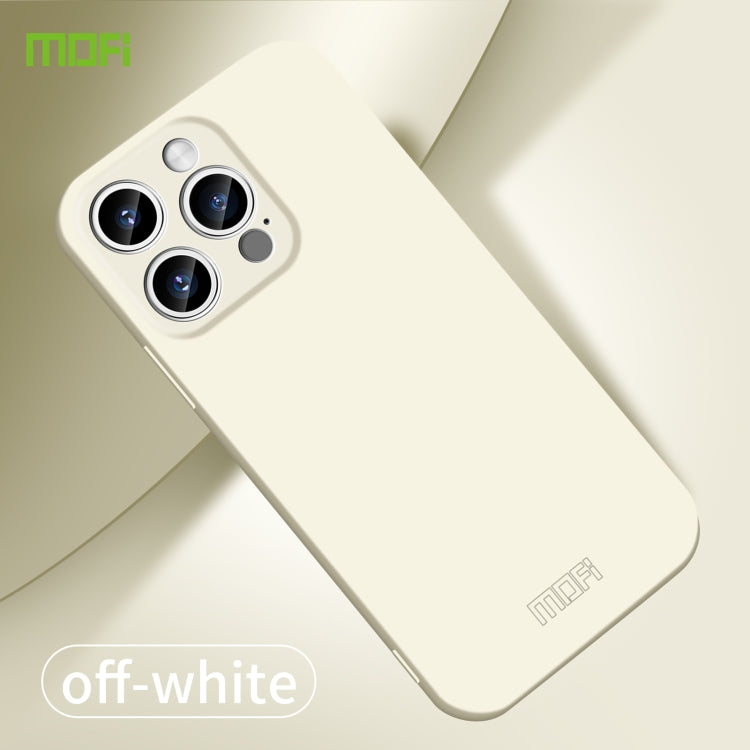 For iPhone 15 Pro MOFI Qin Series Skin Feel All-inclusive PC Phone Case(Beige) - free shipping - PMC TechLife - Order now!