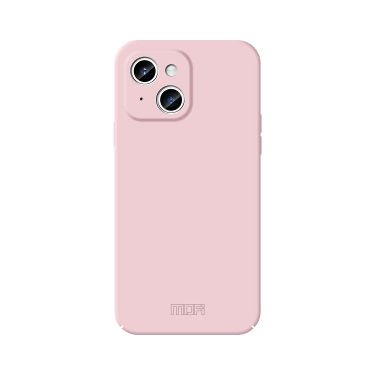 For iPhone 15 MOFI Qin Series Skin Feel All-inclusive PC Phone Case(Pink) - iPhone 15 Cases by MOFI | Online Shopping South Africa | PMC TechLife | Buy Now Pay Later Mobicred
