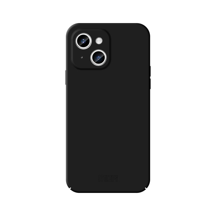For iPhone 14 Plus MOFI Qin Series Skin Feel All-inclusive PC Phone Case(Black) - iPhone 14 Plus Cases by MOFI | Online Shopping South Africa | PMC TechLife | Buy Now Pay Later Mobicred
