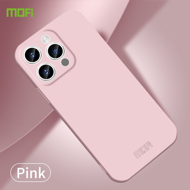 For iPhone 14 Pro Max MOFI Qin Series Skin Feel All-inclusive PC Phone Case(Pink) - iPhone 14 Pro Max Cases by MOFI | Online Shopping South Africa | PMC TechLife