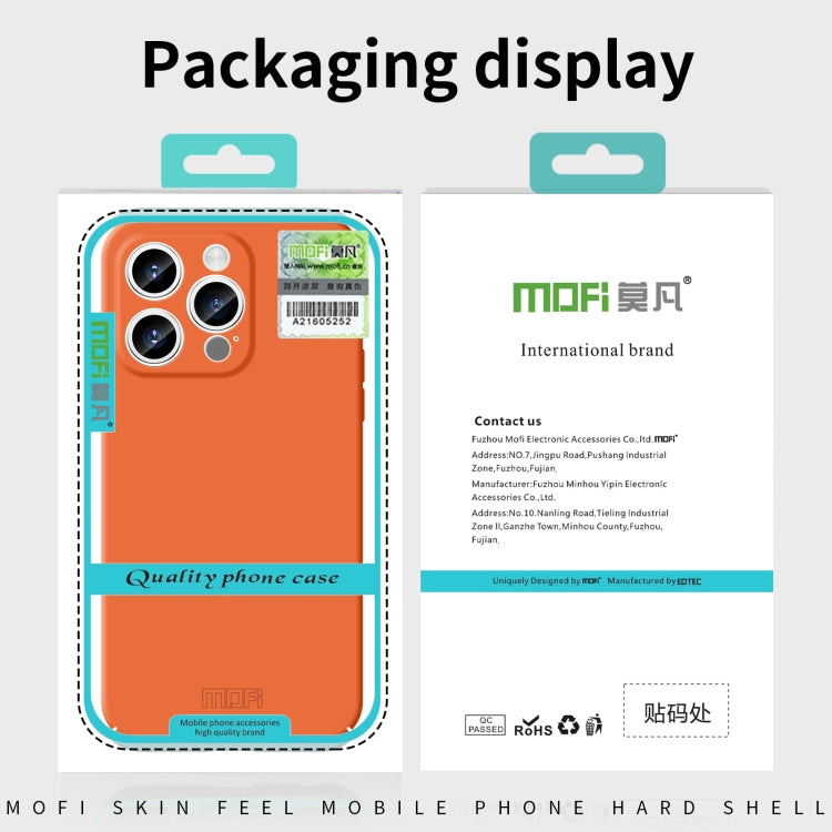 For iPhone 14 Pro Max MOFI Qin Series Skin Feel All-inclusive PC Phone Case(Green) - iPhone 14 Pro Max Cases by MOFI | Online Shopping South Africa | PMC TechLife | Buy Now Pay Later Mobicred