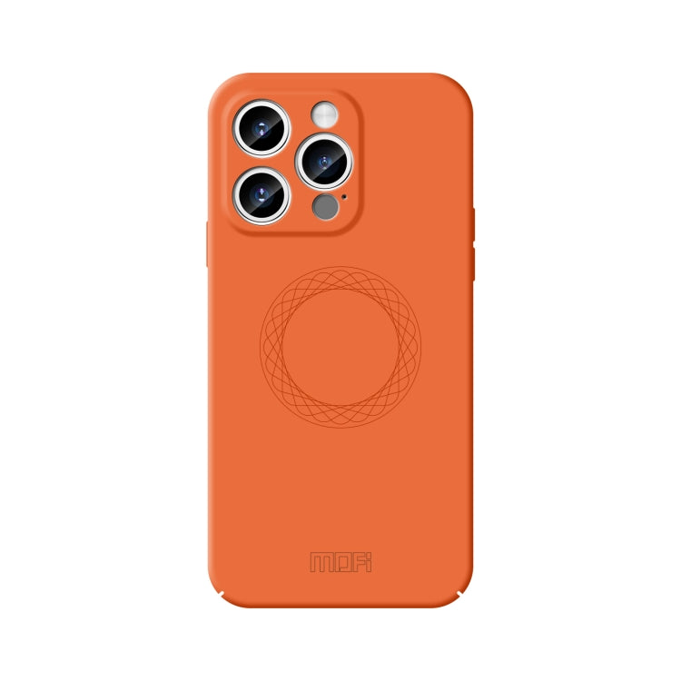 For iPhone 15 Pro Max MOFI Qin Series Skin Feel All-inclusive Silicone Phone Case(Orange) - free shipping - PMC TechLife - Order now!
