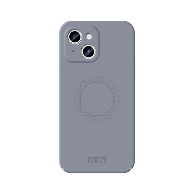 For iPhone 15 Plus MOFI Qin Series Skin Feel All-inclusive Silicone Phone Case(Gray) - free shipping - PMC TechLife - Order now!