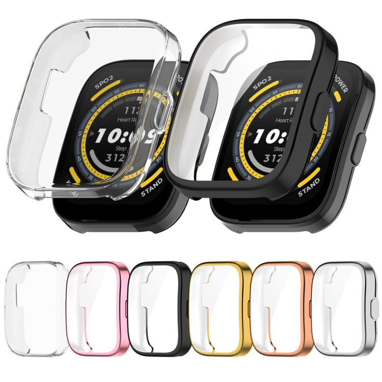 For Amazfit Bip 5 All-Inclusive TPU Protective Case(Transparent) - Watch Cases by PMC TechLife | Online Shopping South Africa | PMC TechLife