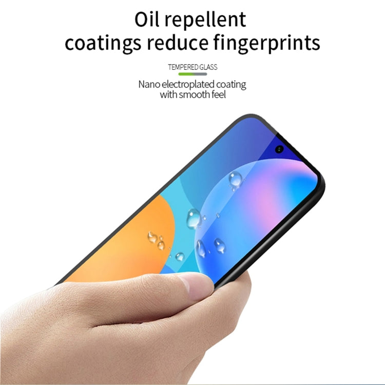 For Motorola Moto G14 MOFI 9H 2.5D Full Screen Tempered Glass Film(Black) - Motorola Tempered Glass by MOFI | Online Shopping South Africa | PMC TechLife