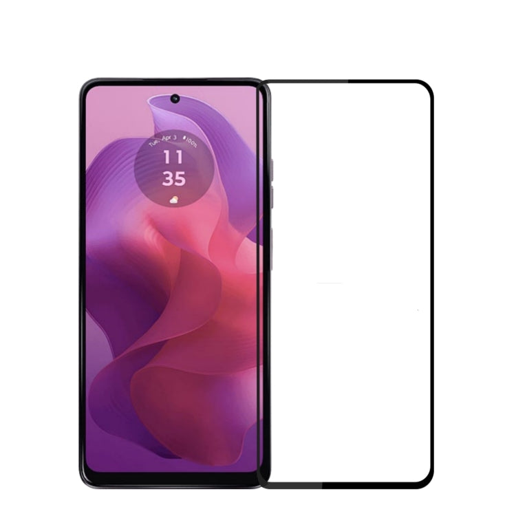 For Motorola Moto G24/G24 Power MOFI 9H 2.5D Full Screen Tempered Glass Film(Black) - Motorola Tempered Glass by MOFI | Online Shopping South Africa | PMC TechLife