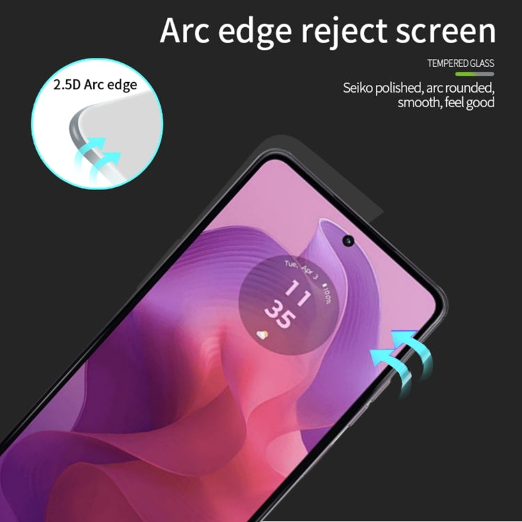 For Motorola Moto G24/G24 Power MOFI 9H 2.5D Full Screen Tempered Glass Film(Black) - Motorola Tempered Glass by MOFI | Online Shopping South Africa | PMC TechLife