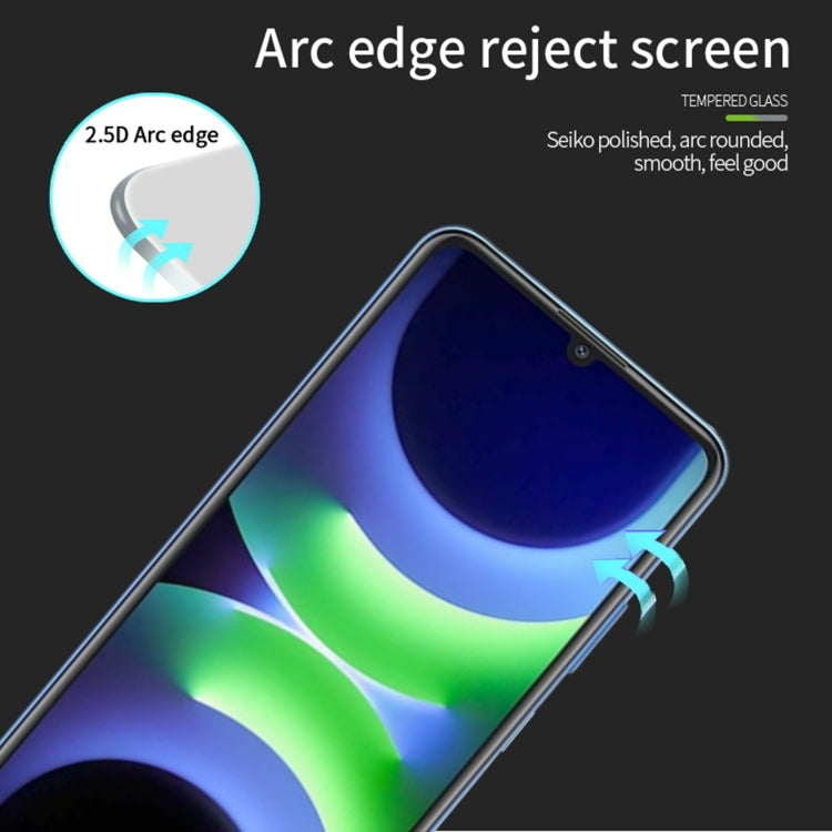 For Huawei Enjoy 70z MOFI 9H 2.5D Full Screen Tempered Glass Film(Black) - Huawei Tempered Glass by MOFI | Online Shopping South Africa | PMC TechLife
