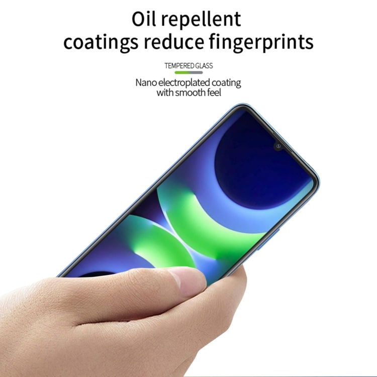For Huawei Enjoy 70z MOFI 9H 2.5D Full Screen Tempered Glass Film(Black) - Huawei Tempered Glass by MOFI | Online Shopping South Africa | PMC TechLife