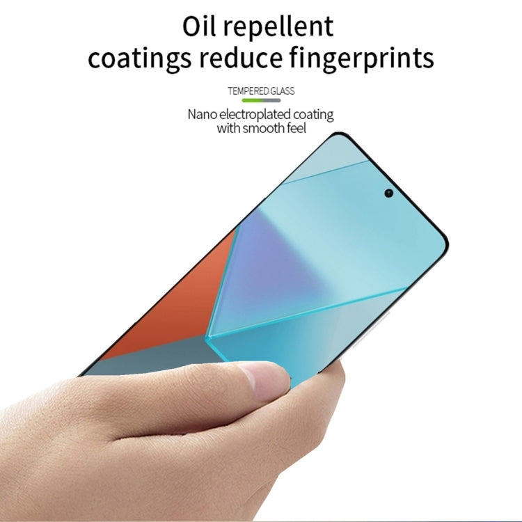 For Redmi Note 13 / Note 13 Pro MOFI 9H 3D Explosion-proof Tempered Glass Film(Black) - Note 13 Pro Tempered Glass by MOFI | Online Shopping South Africa | PMC TechLife
