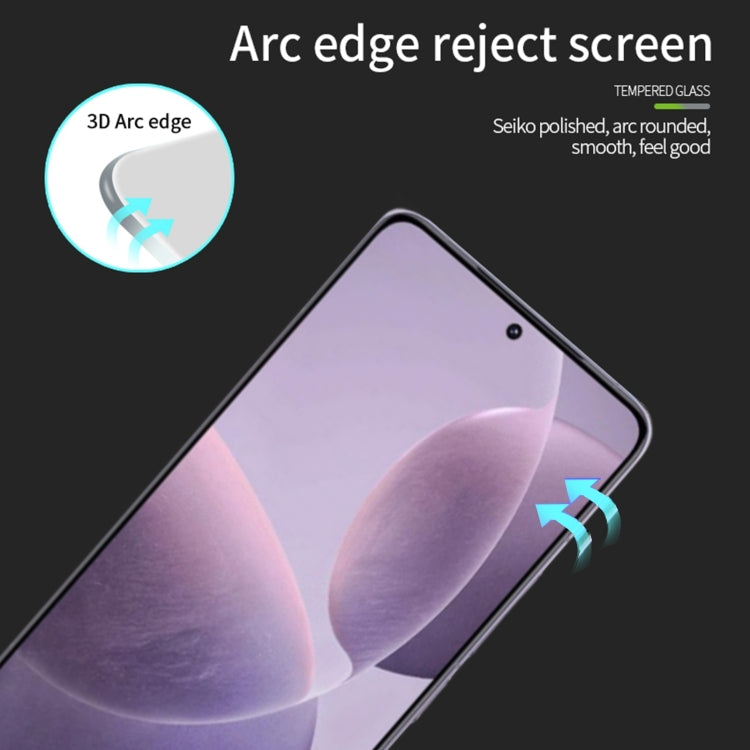 For Xiaomi Redmi K70 / K70 Pro MOFI 9H 3D Explosion-proof Tempered Glass Film(Black) - free shipping - PMC TechLife - Order now!