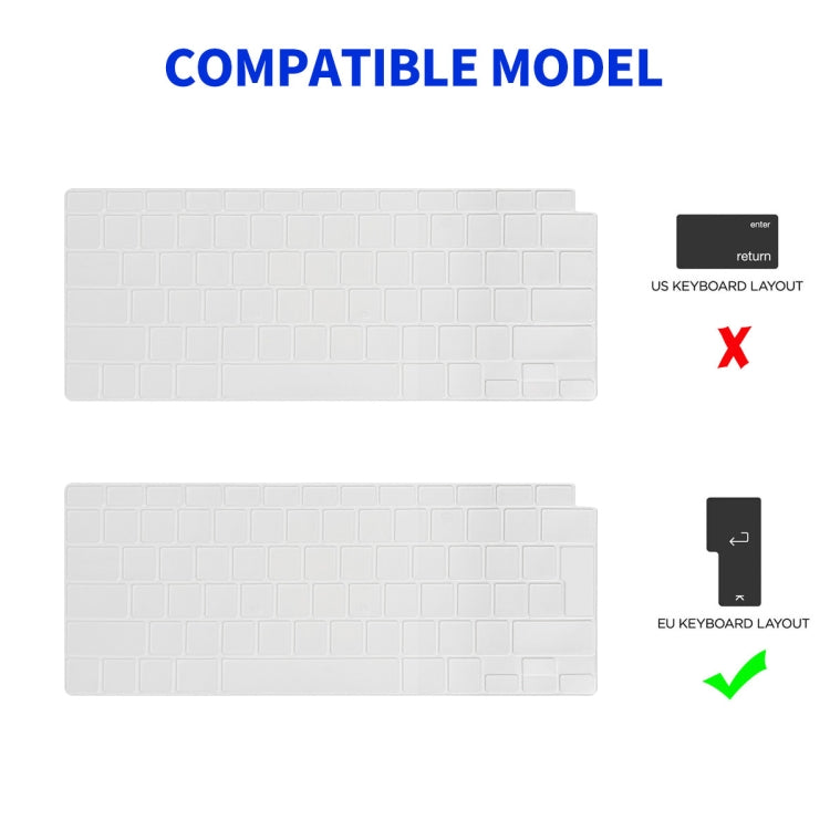 For MacBook Air 13.3 A2179/A2337 ENKAY Hat-Prince 3 in 1 Protective Bracket Case Cover Hard Shell with TPU Keyboard Film / PET Screen Protector, Version:EU(Black) - free shipping - PMC Jewellery - Order now!