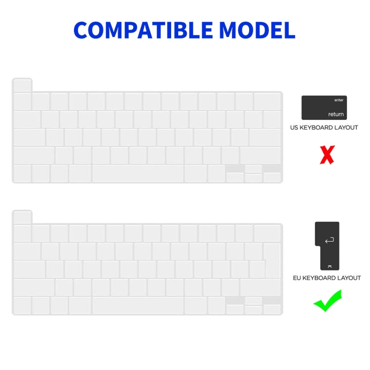 For MacBook Pro 13.3 A2251/A2289/A2338 ENKAY Hat-Prince 3 in 1 Protective Bracket Case Cover Hard Shell with TPU Keyboard Film / PET Screen Protector, Version:EU(Purple) - free shipping - PMC Jewellery - Order now!