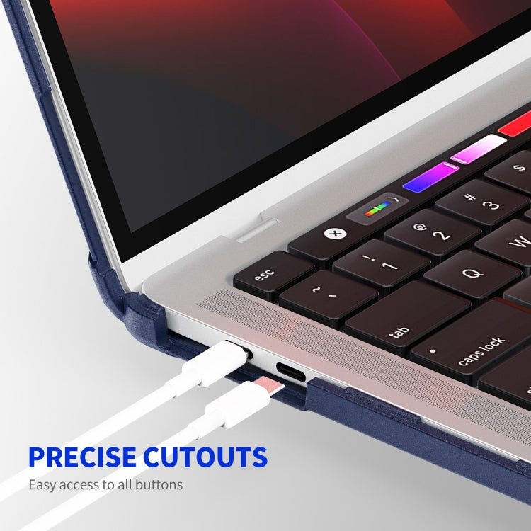 For MacBook Pro 13.3 A2251/A2289/A2338 ENKAY Hat-Prince 3 in 1 Protective Bracket Case Cover Hard Shell with TPU Keyboard Film / PET Screen Protector, Version:EU(Black) - free shipping - PMC Jewellery - Order now!