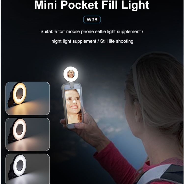 VLOGLITE W36 Mini LED Cell Phone Fill Light With Makeup Mirror Magnetic Selfie Ring Light - free shipping - PMc TechLife - Order now!