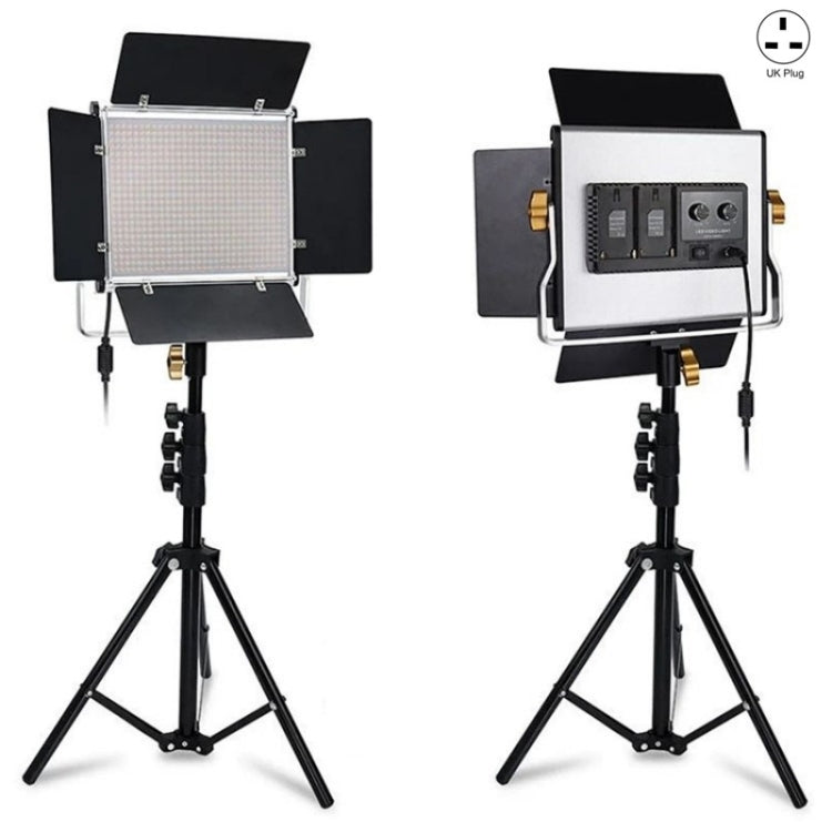 VLOGLITE W660S For Video Film Recording 3200-5600K Lighting LED Video Light with Tripod, Plug:UK Plug - free shipping - PMC TechLife - Order now!