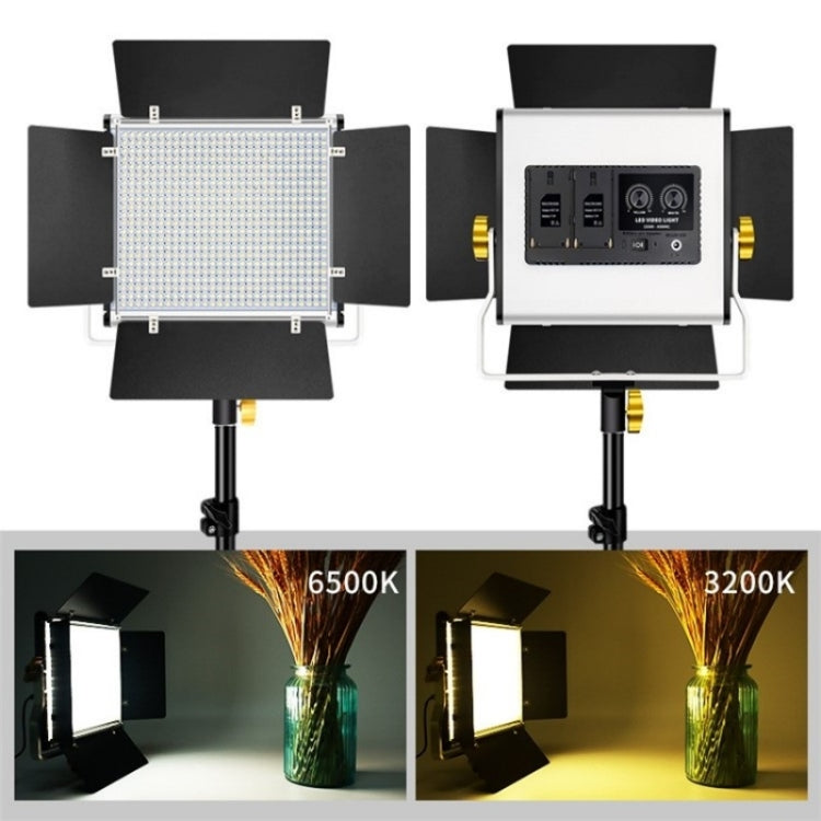VLOGLITE W660S For Video Film Recording 3200-5600K Lighting LED Video Light with Tripod, Plug:UK Plug - free shipping - PMC TechLife - Order now!