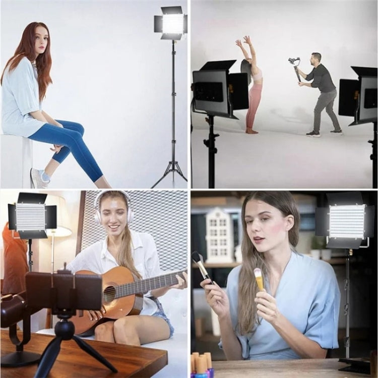 VLOGLITE W660S For Video Film Recording 3200-5600K Lighting LED Video Light with Tripod, Plug:EU Plug - free shipping - PMC TechLife - Order now!