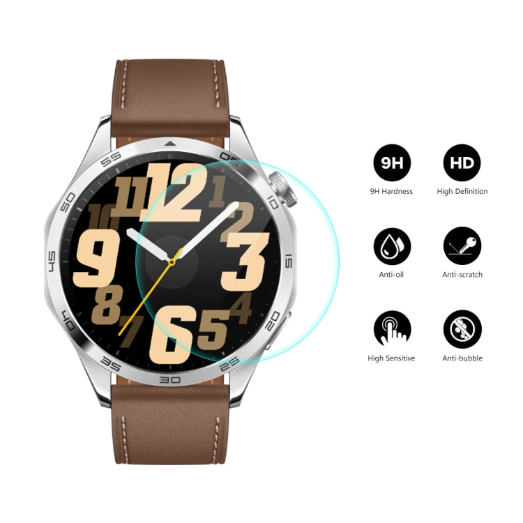 For Huawei Watch GT 4 46mm 10pcs ENKAY Hat-Prince 0.2mm 9H Tempered Glass Screen Protector Watch Film - Screen Protector by ENKAY | Online Shopping South Africa | PMC TechLife | Buy Now Pay Later Mobicred