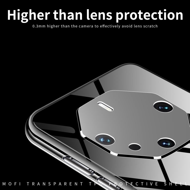 For Huawei Mate 60 RS Ultimate MOFI Ming Series Ultra-thin TPU Phone Case(Transparent) - free shipping - PMC TechLife - Order now!